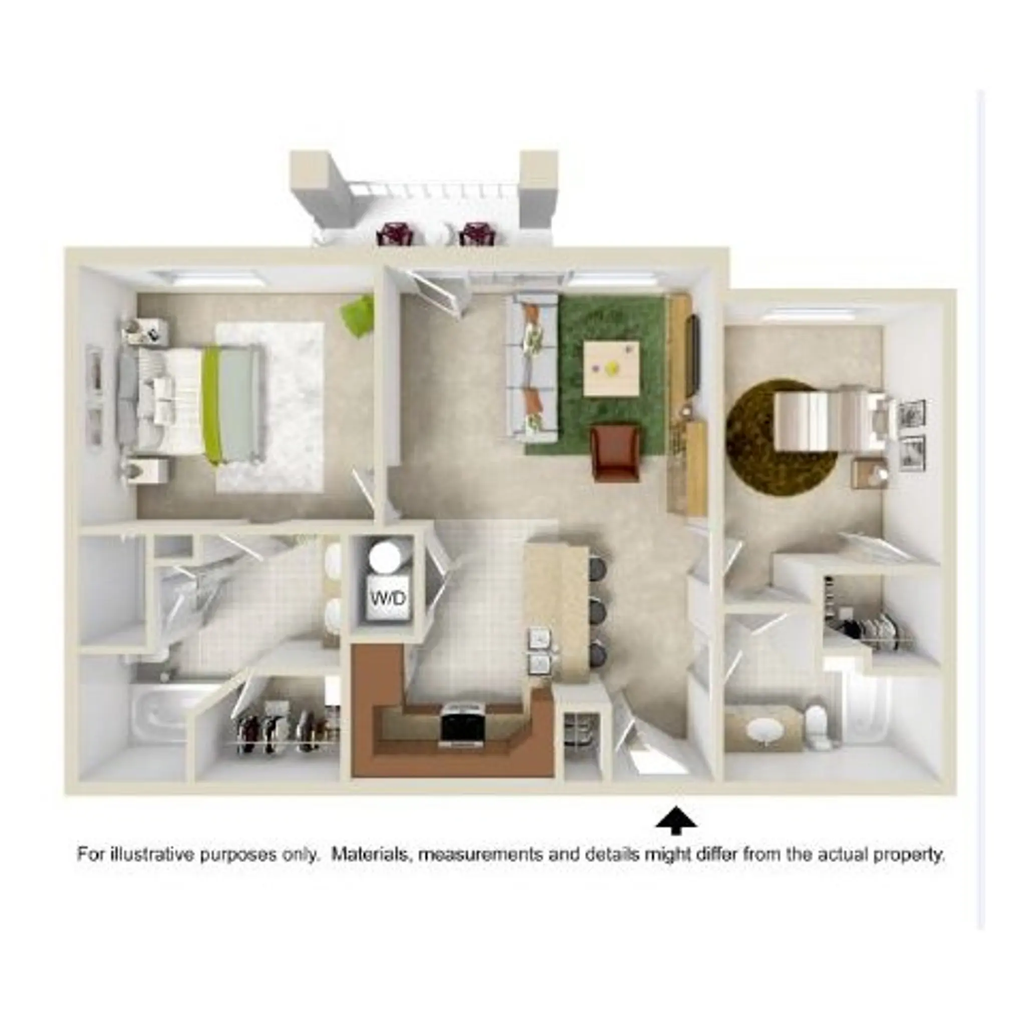 Unit 111123 B1 Brandon Place Apartments